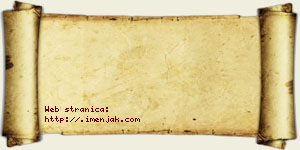 Hana Vulović vizit kartica